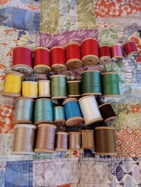 Vintage Wooden Spools